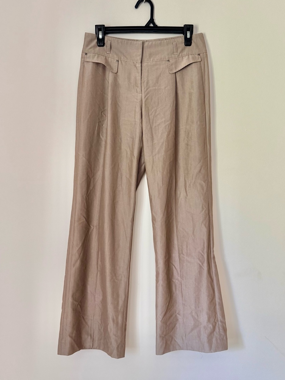 BRAX Silver Edition Men's Tan Straight-Leg Chinos with Flap Details SZ.36